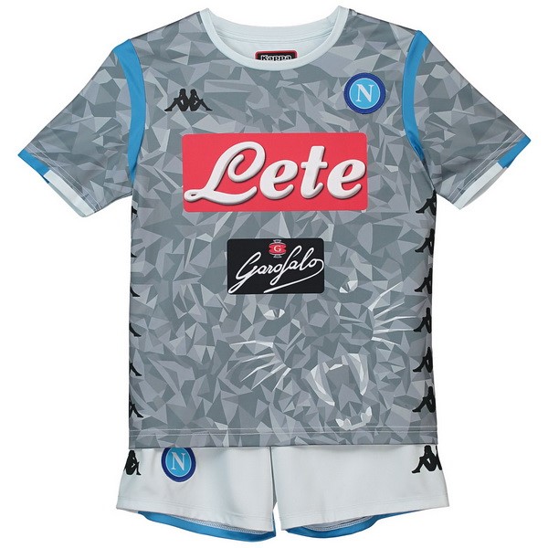 Camiseta Napoli 3ª Niños 2018/19 Gris